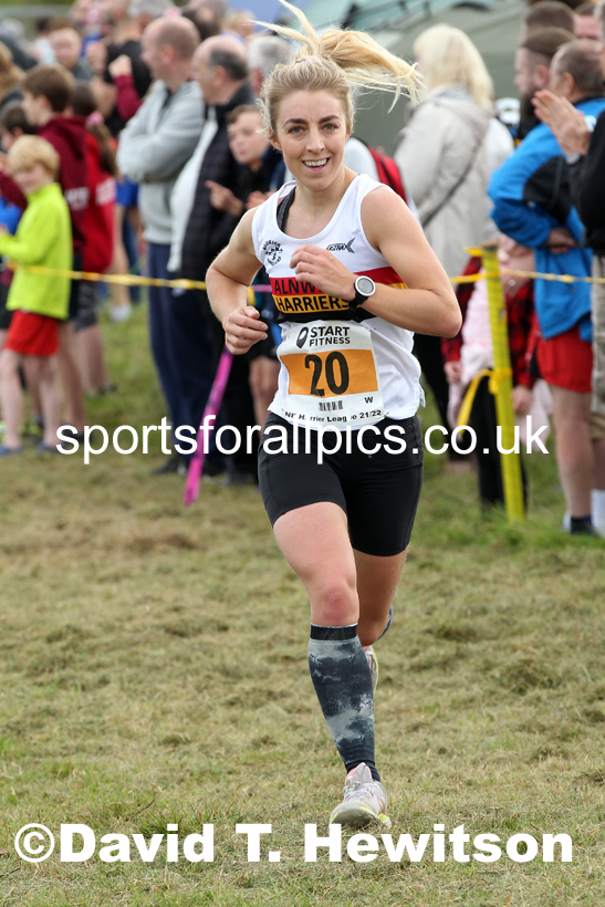Senior womens 2021 North Eastern Harrier League, Druridge Bay. Photo: David T. Hewitson/Sports for All Pics